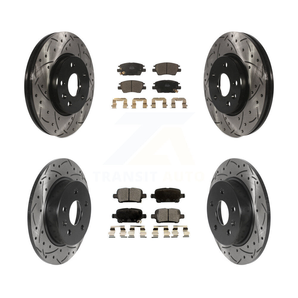 Transit Auto KDT-100993 Disc Brake Kit for 2016-2023 Chevrolet Bolt EUV, Chevrolet Bolt EV and More - Front and Rear