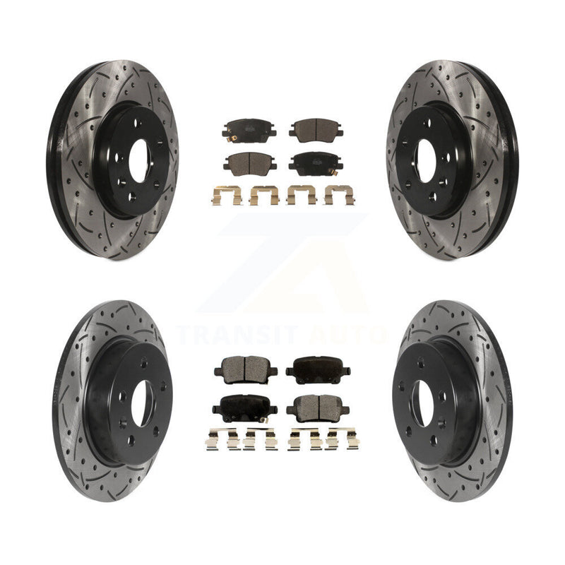 Transit Auto KDT-100993 Disc Brake Kit for 2016-2023 Chevrolet Bolt EUV, Chevrolet Bolt EV and More - Front and Rear