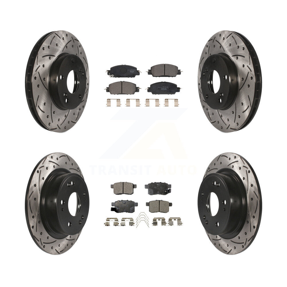 Transit Auto KDT-100995 Disc Brake Kit for 2016 Honda Accord - Front and Rear