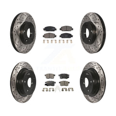 Transit Auto KDT-100995 Disc Brake Kit for 2016 Honda Accord - Front and Rear