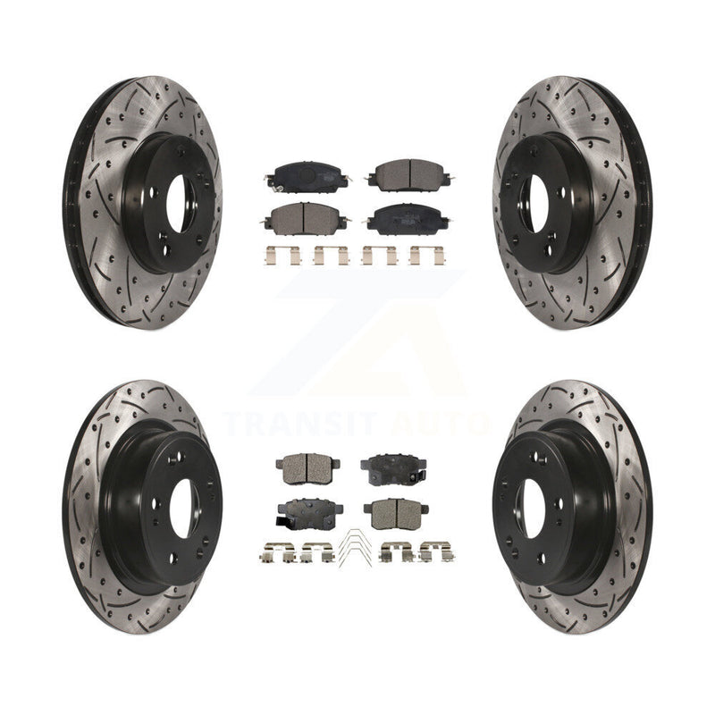 Transit Auto KDT-100995 Disc Brake Kit for 2016 Honda Accord - Front and Rear