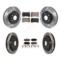 Transit Auto KDT-100998 Disc Brake Kit for 2017-2019 Cadillac CTS - Front and Rear