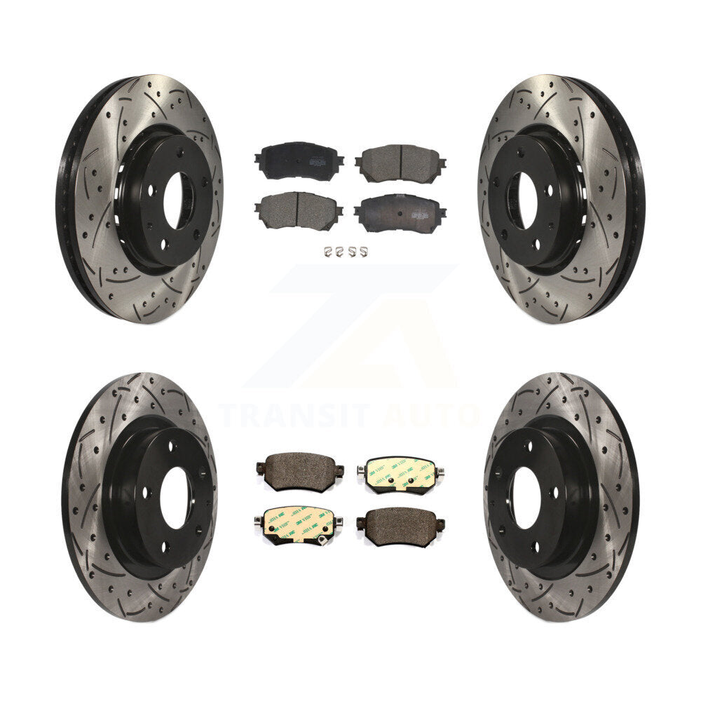 Transit Auto KDT-101002 Disc Brake Kit for 2019-2021 Mazda 6 - Front and Rear