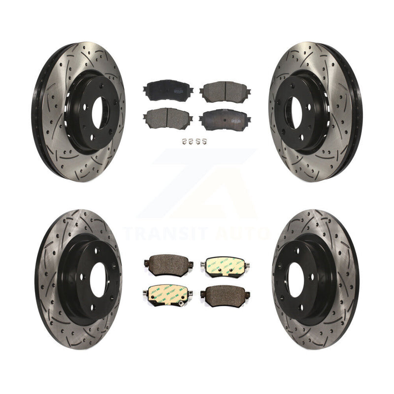 Transit Auto KDT-101002 Disc Brake Kit for 2019-2021 Mazda 6 - Front and Rear