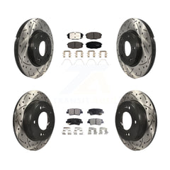 Transit Auto KDT-101004 Disc Brake Kit for 2014-2016 Kia Soul - Front and Rear