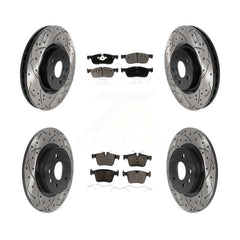 Transit Auto KDT-101005 Disc Brake Kit for 2015-2019 Jaguar E-Pace, Land Rover Discovery Sport - Front and Rear