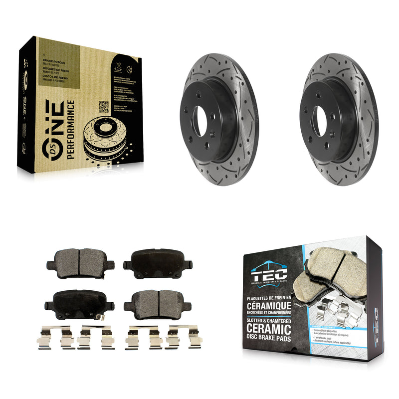 Transit Auto KDT-101007 Disc Brake Kit for 2016-2023 Chevrolet Bolt EUV, Chevrolet Bolt EV and More - Rear