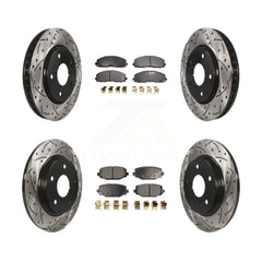 Transit Auto KDT-101009 Disc Brake Kit for 2017-2018 Dodge Grand Caravan - Front and Rear