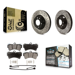 Transit Auto KDT-101014 Disc Brake Kit for 2003-2015 Audi Q7, Porsche Cayenne, Volkswagen Touareg - Front