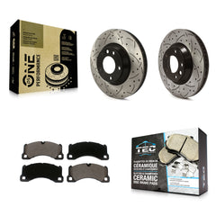 Transit Auto KDT-101020 Disc Brake Kit for 2011-2013 Porsche Cayenne - Front