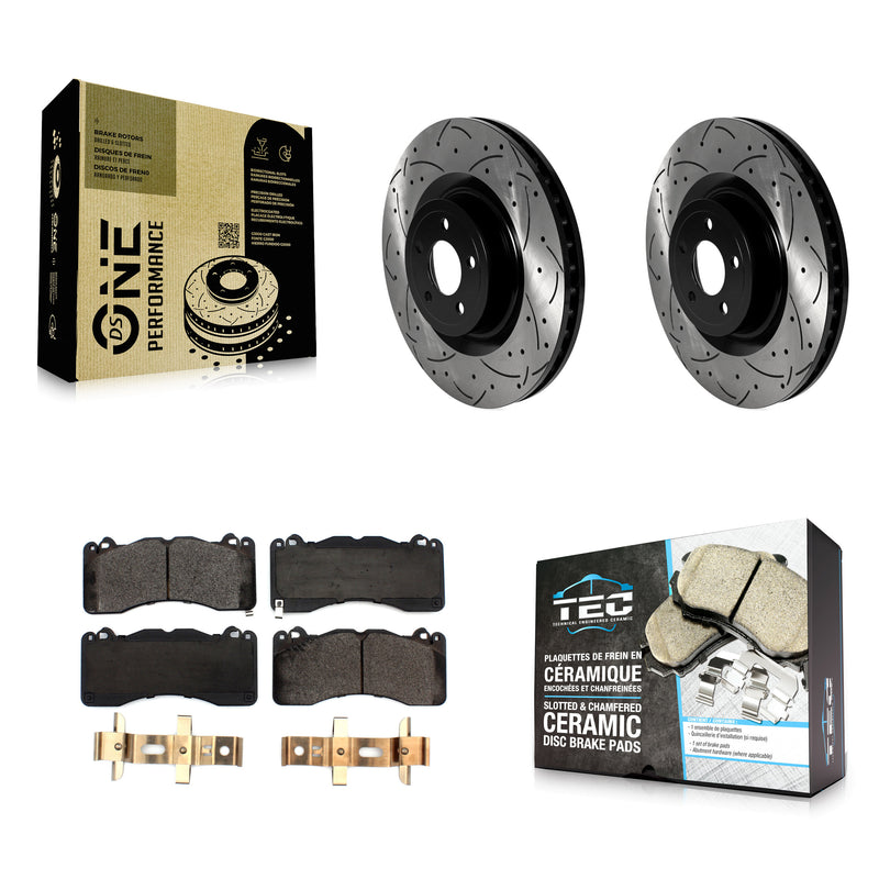 Transit Auto KDT-101028 Disc Brake Kit for 2015-2022 Ford Mustang - Front