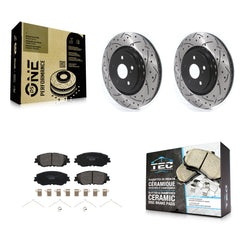 Transit Auto KDT-101031 Disc Brake Kit for 2020-2023 Toyota Camry - Front