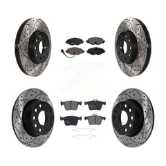 Transit Auto KDT-101037 Disc Brake Kit for 2019-2023 Volkswagen Taos, Volkswagen Jetta - Front and Rear