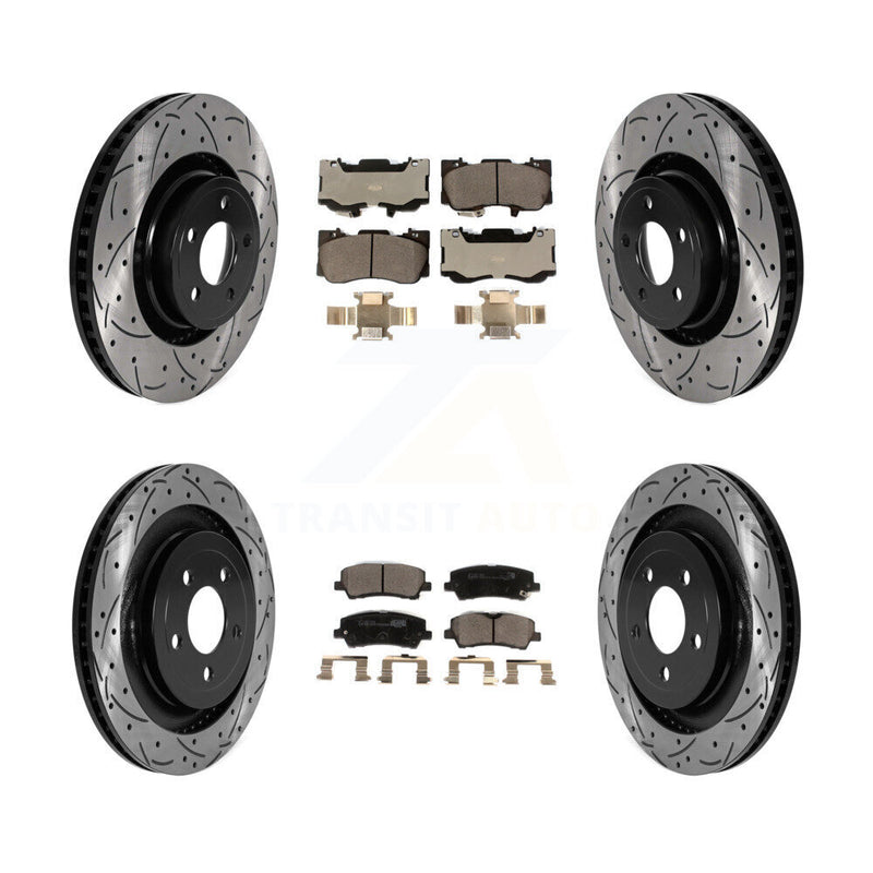 Transit Auto KDT-101039 Disc Brake Kit for 2015-2019 Ford Mustang - Front and Rear