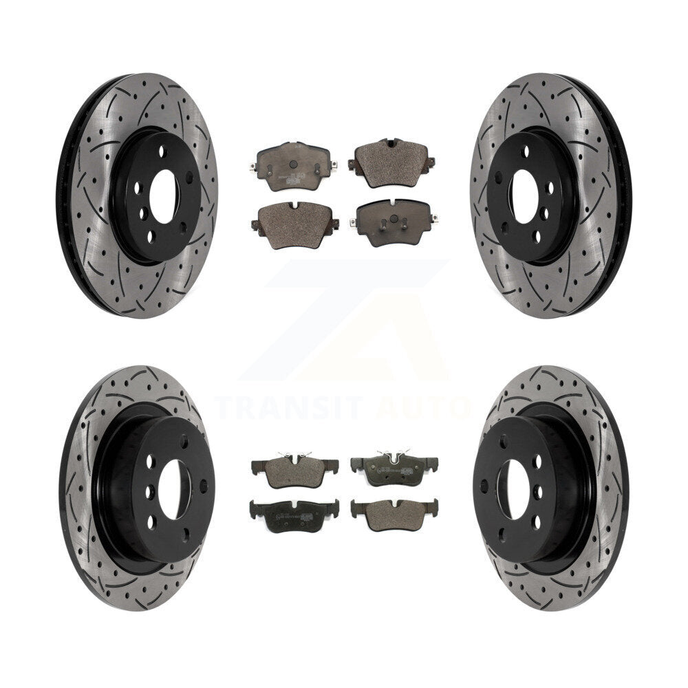Transit Auto KDT-101045 Disc Brake Kit for 2016-2022 Mini Cooper Countryman, Mini Cooper Clubman - Front and Rear