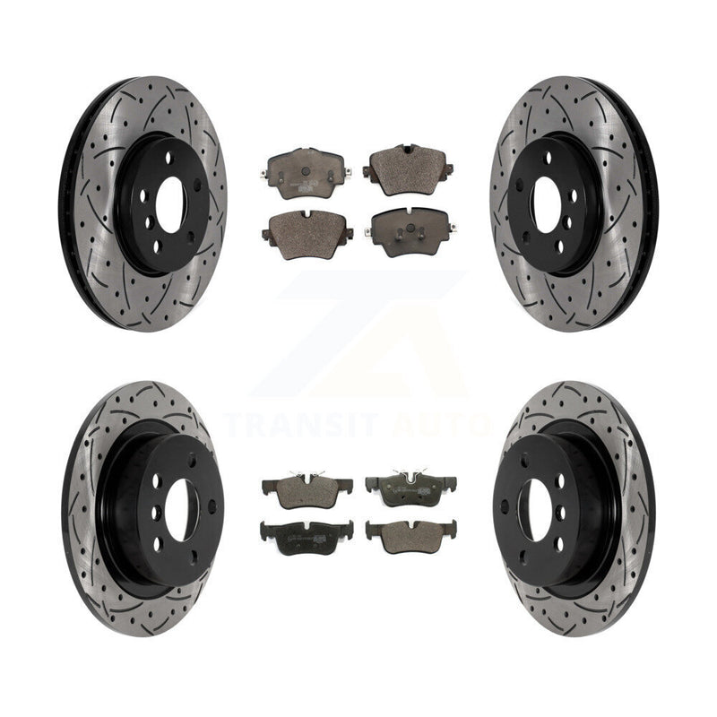 Transit Auto KDT-101045 Disc Brake Kit for 2016-2022 Mini Cooper Countryman, Mini Cooper Clubman - Front and Rear