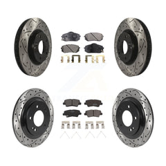 Transit Auto KDT-101047 Disc Brake Kit for 2016 Kia Soul EV - Front and Rear