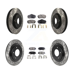 Transit Auto KDT-101048 Disc Brake Kit for 2015-2016 Kia Soul EV - Front and Rear