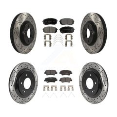 Transit Auto KDT-101049 Disc Brake Kit for 2017-2019 Kia Soul EV - Front and Rear