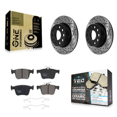 Transit Auto KDT-101052 Disc Brake Kit for 2019-2025 Volkswagen Jetta, Volkswagen Taos - Rear