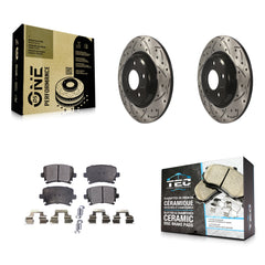 Transit Auto KDT-101055 Disc Brake Kit for 2009 Audi A4 Quattro - Rear