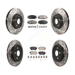 Transit Auto KDT-101065 Disc Brake Kit for 2019 Toyota Corolla - Front and Rear