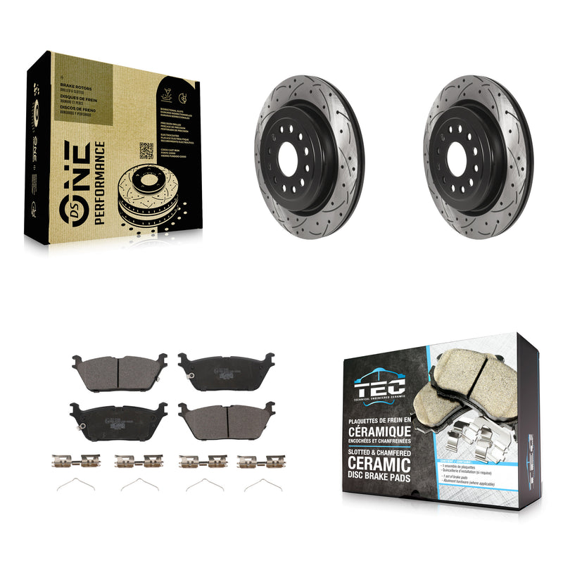 Transit Auto KDT-101066 Disc Brake Kit for 2019-2024 Ram 1500 - Rear