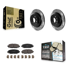 Transit Auto KDT-101067 Disc Brake Kit for 2018-2020 Jeep Wrangler - Rear