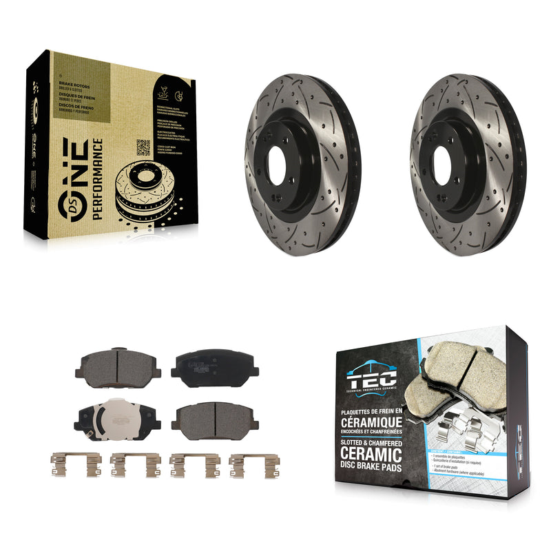 Transit Auto KDT-101075 Disc Brake Kit for 2019-2020 Hyundai Santa Fe - Front