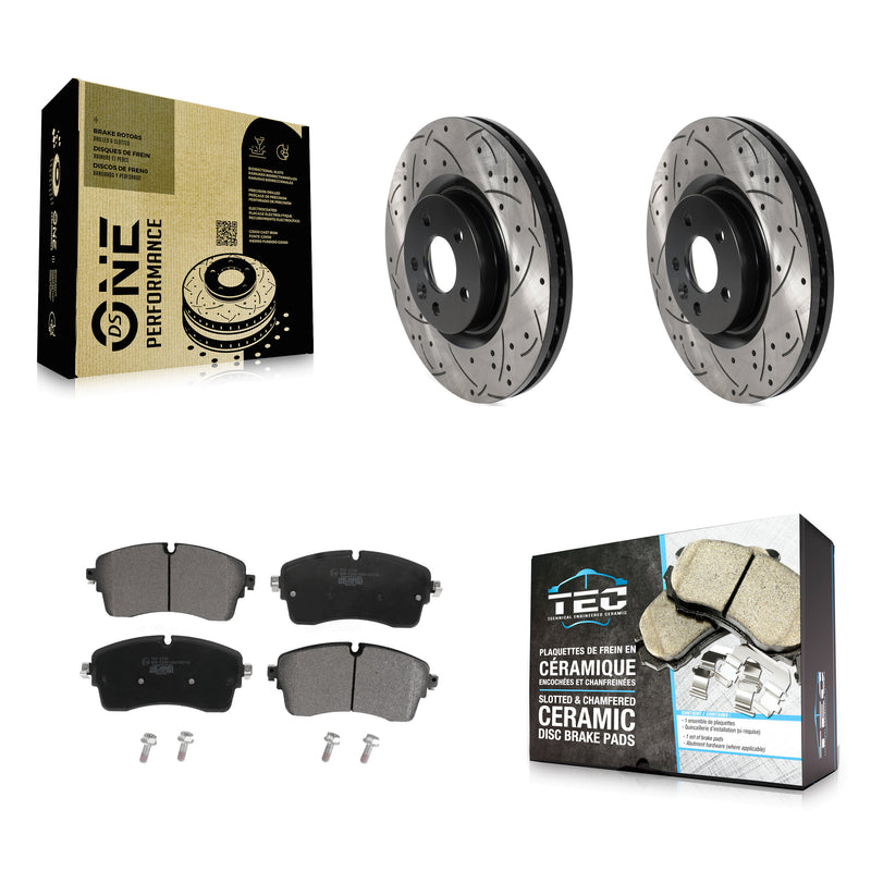 Transit Auto KDT-101077 Disc Brake Kit for 2018-2020 Jaguar E-Pace - Front