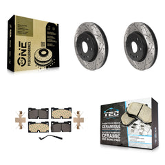 Transit Auto KDT-101079 Disc Brake Kit for 2019-2024 Chevrolet Silverado 1500 LTD, GMC Sierra 1500 Limited and More - Front