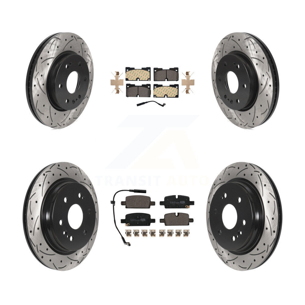 Transit Auto KDT-101083 Disc Brake Kit for 2020-2024 Chevrolet Silverado 1500 LTD, GMC Sierra 1500 Limited and More - Front and Rear