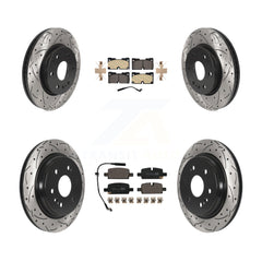 Transit Auto KDT-101083 Disc Brake Kit for 2020-2024 Chevrolet Silverado 1500 LTD, GMC Sierra 1500 Limited and More - Front and Rear