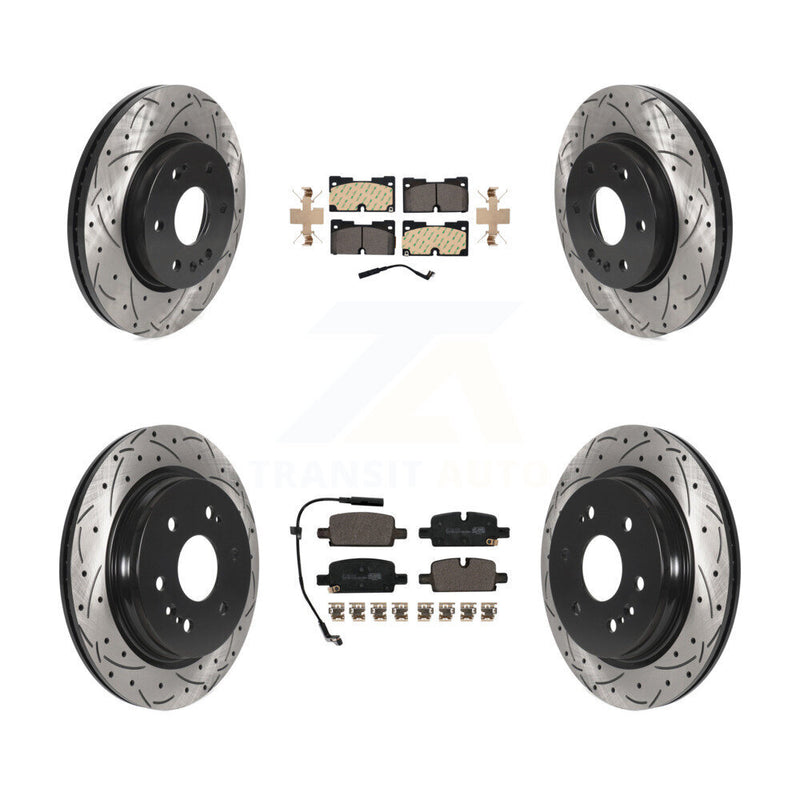 Transit Auto KDT-101083 Disc Brake Kit for 2020-2024 Chevrolet Silverado 1500 LTD, GMC Sierra 1500 Limited and More - Front and Rear