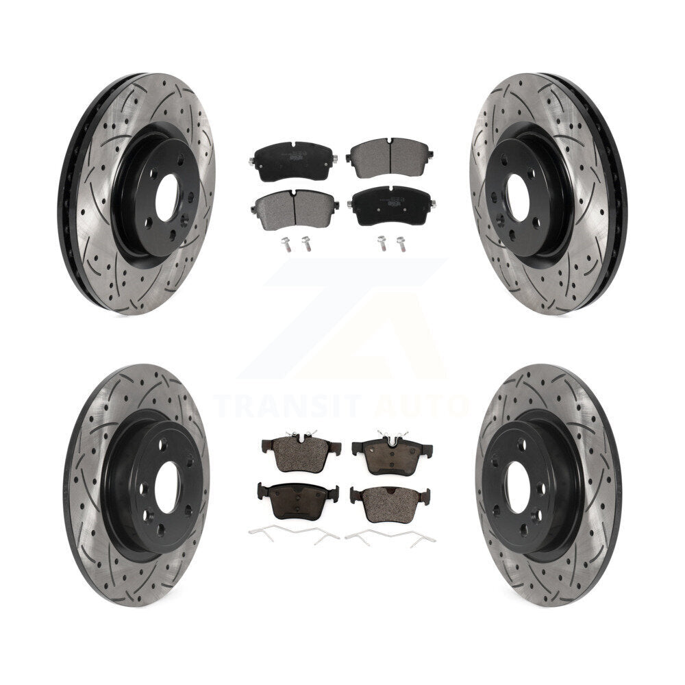 Transit Auto KDT-101087 Disc Brake Kit for 2018-2020 Jaguar E-Pace - Front and Rear