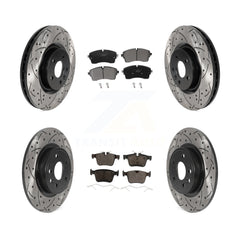 Transit Auto KDT-101087 Disc Brake Kit for 2018-2020 Jaguar E-Pace - Front and Rear
