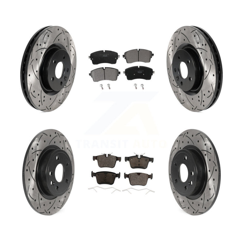 Transit Auto KDT-101087 Disc Brake Kit for 2018-2020 Jaguar E-Pace - Front and Rear
