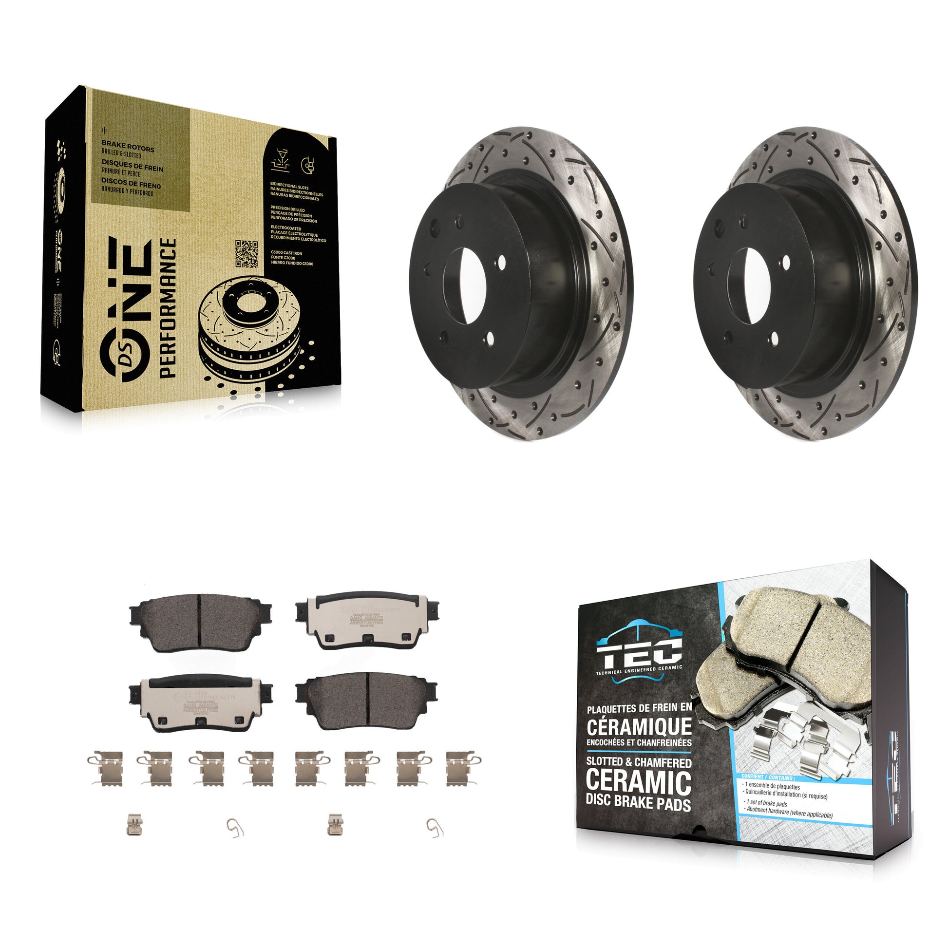 Transit Auto KDT-101093 Disc Brake Kit for 2019-2020 Nissan Altima - Rear