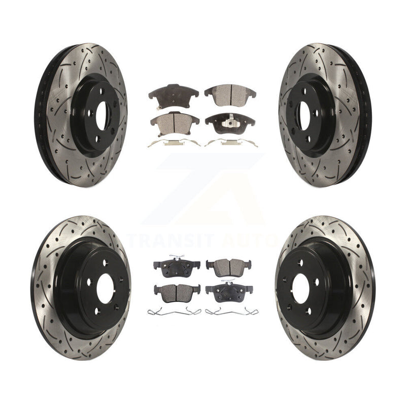 Transit Auto KDT-101096 Disc Brake Kit for 2019-2020 Ford SSV Plug-In Hybrid - Front and Rear