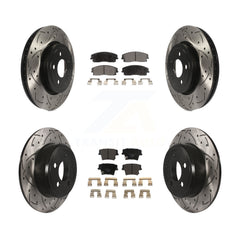 Transit Auto KDT-101097 Disc Brake Kit for 2015-2018 Dodge Charger - Front and Rear