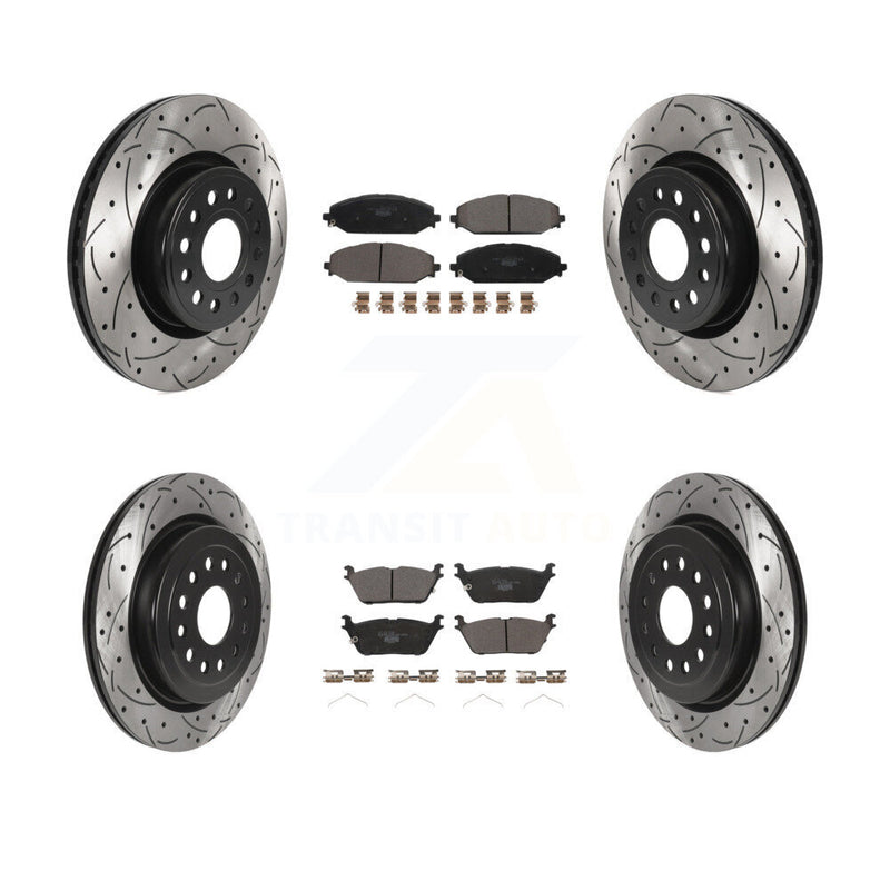 Transit Auto KDT-101098 Disc Brake Kit for 2019-2024 Ram 1500 - Front and Rear