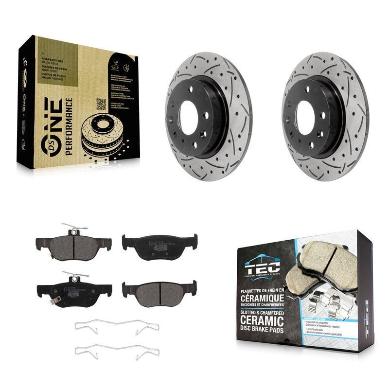 Transit Auto KDT-101102 Disc Brake Kit for 2019-2023 Mazda CX-30, Mazda 3, Mazda 3 Sport - Rear
