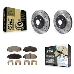 Transit Auto KDT-101105 Disc Brake Kit for 2005-2007 Honda Accord - Front