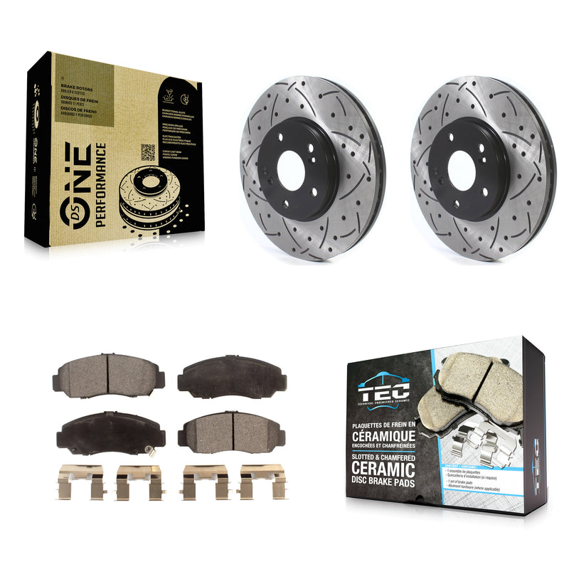 Transit Auto KDT-101105 Disc Brake Kit for 2005-2007 Honda Accord - Front
