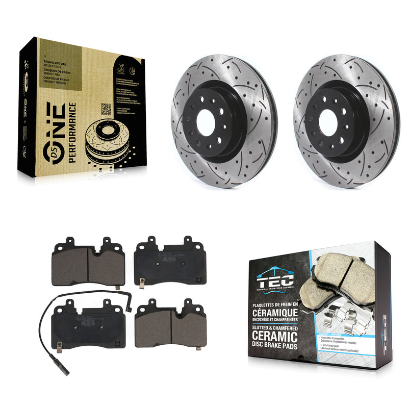 Transit Auto KDT-101106 Disc Brake Kit for 2019-2020 Cadillac CT6 - Front