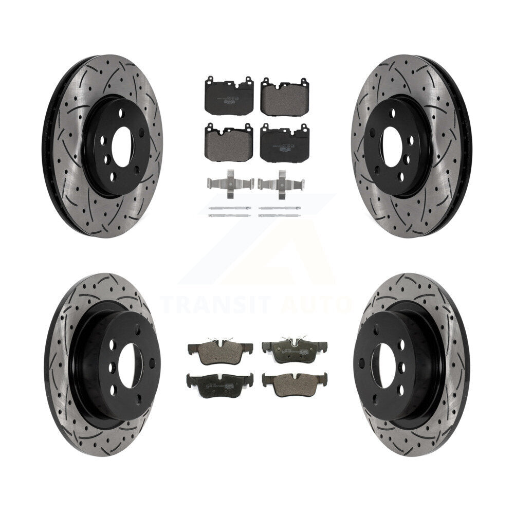 Transit Auto KDT-101108 Disc Brake Kit for 2017-2020 Mini Cooper Clubman - Front and Rear
