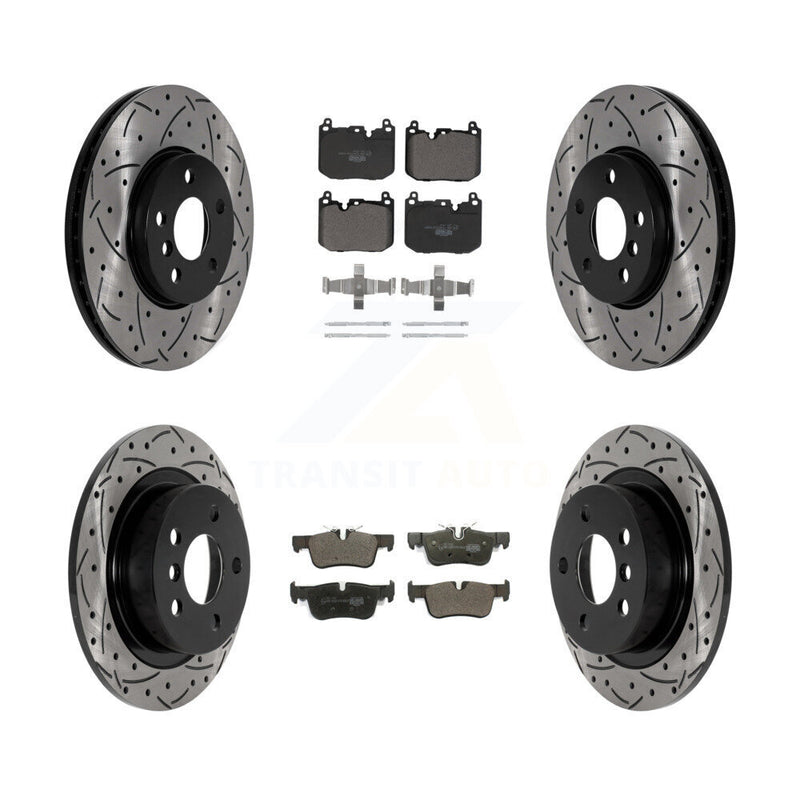 Transit Auto KDT-101108 Disc Brake Kit for 2017-2020 Mini Cooper Clubman - Front and Rear
