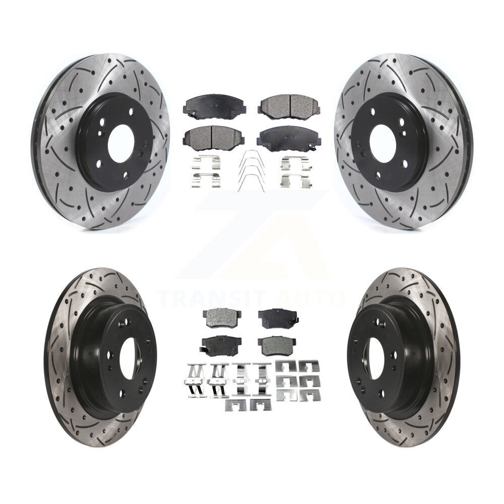 Transit Auto KDT-101110 Disc Brake Kit for 2005 Honda Accord - Front and Rear
