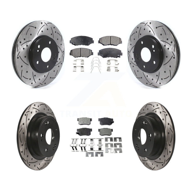 Transit Auto KDT-101110 Disc Brake Kit for 2005 Honda Accord - Front and Rear