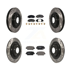 Transit Auto KDT-101111 Disc Brake Kit for 2018-2022 Mitsubishi Eclipse Cross - Front and Rear